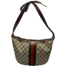Borsa a tracolla Gucci GG Supreme Web linea Sherry beige autentica dal Giappone