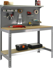 Banco Da Lavoro per Officina, Capacità Di Carico 400 Kg, 1445X910X610 Mm, Tavolo