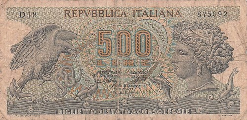 Italy 500 lire - italy,