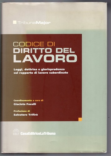Codice diritto del lavoro - codice,