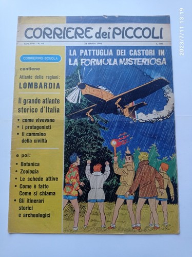 Fumetto corriere dei - corriere,