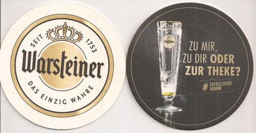 Warsteiner sottobicchiere - warsteiner,