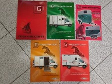 Depliant Brochure MERELLI CARRI - TRASPORTO CAVALLI  4 depliant in cartellina