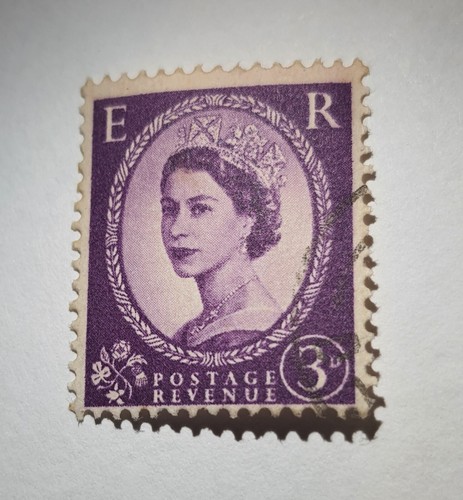 Timbre postage revenue r - revenue, e