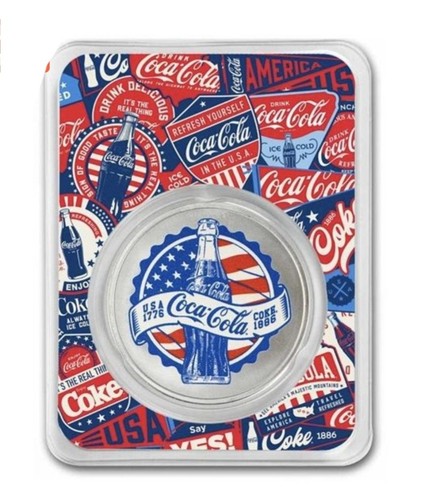 Moneta cocacola argento - moneta,