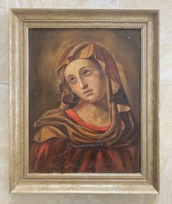 “Madonna Addolorata” dipinto a olio da restaurare