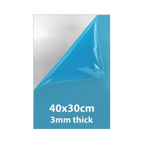 Lamiera alluminio 3mm 40x30cm