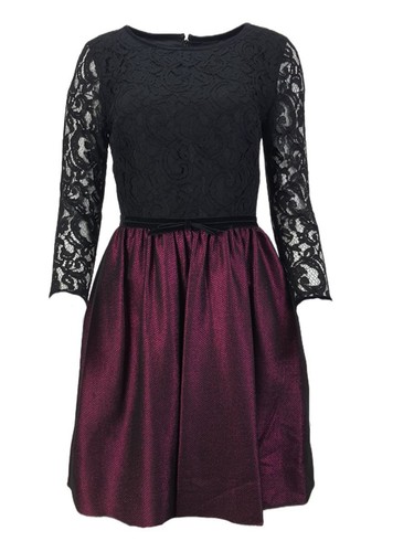 Abito pizzo nero donna - abito,
