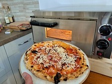 Forno elettrico per pizza napoletana 3000w temperatura max 520c biscotto Saputo