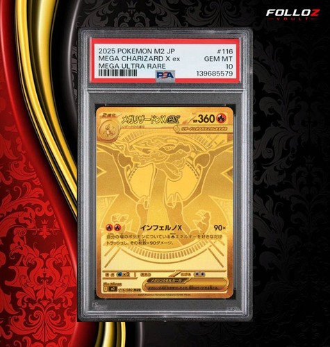 Carta pokemon mega charizard - carta, x