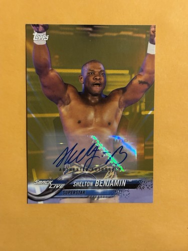 2018 topps wwe authentic auto - authentic,
