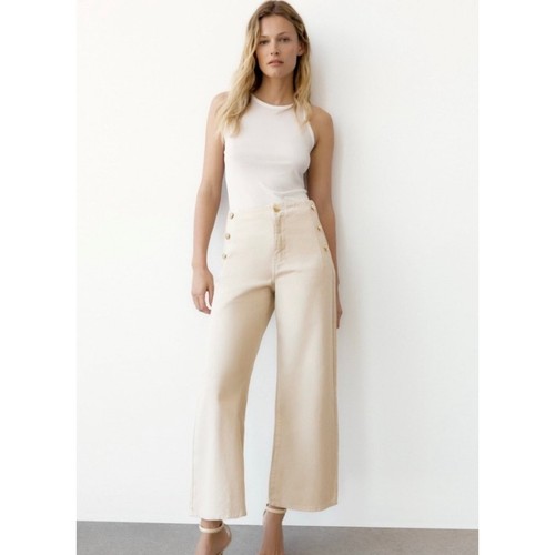 Pantalone denim zara - denim, vita