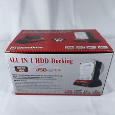 Docking Station 2 in 1 per iPhone e iPad con Backup e Pulsante di Ripristino