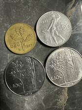 Lotto 4 Monete Italiane