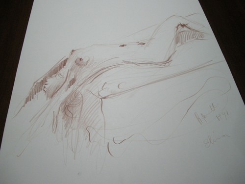 Disegno nudo roberto - disegno, di