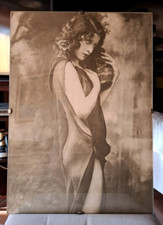 Quadro ragazza degli anni 20