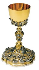 HAND-CHISELED CHALICE 22 Cm