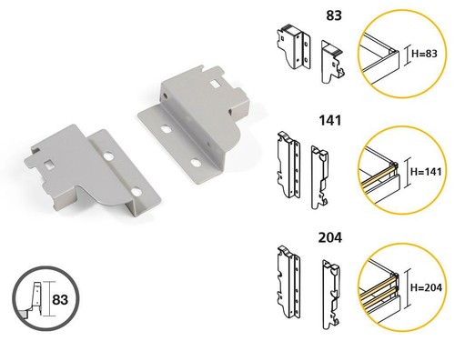 Kit aggancio per cassetto - kit,