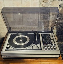 Grundig Studio 1500 impianto stereo vintage con giradischi Dual 1211 Made in Jap