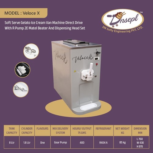 Macchina furgone gelato soft - furgone,