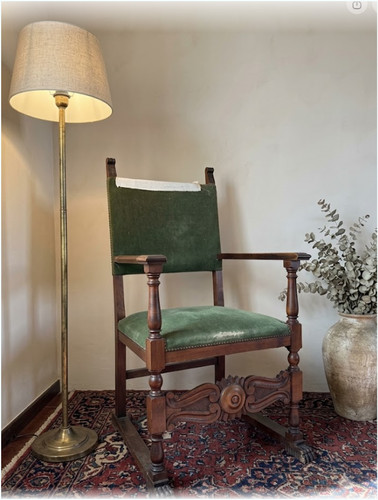 Sedia antica legno massello - sedia,