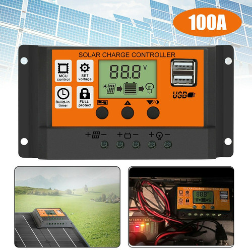 Kit pannello solare 100a - kit,