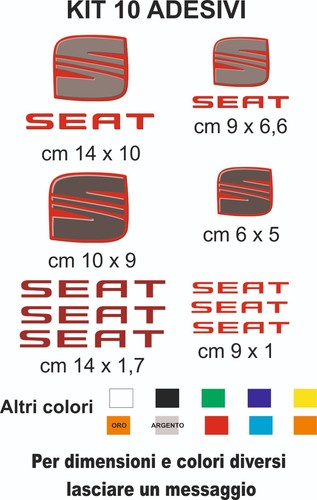 Adesivi seat vinile - adesivi,