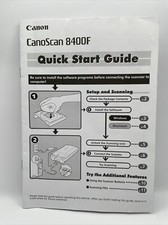 Canon Canoscan 8400F scanner