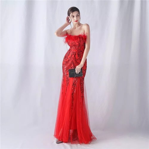 Vestito abito elegante lungo - vestito,