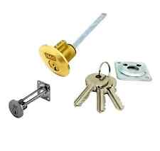  ISEO 850 CILINDRO STACCATO TONDO IN OTTONE CON 3 CHIAVI RICAMBIO PER SERRATURA