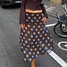 Gonna asimmetrica a pois