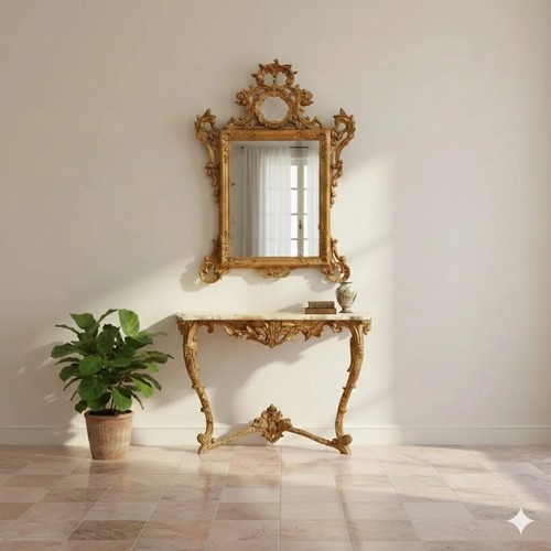 Specchio antico legno - specchio,