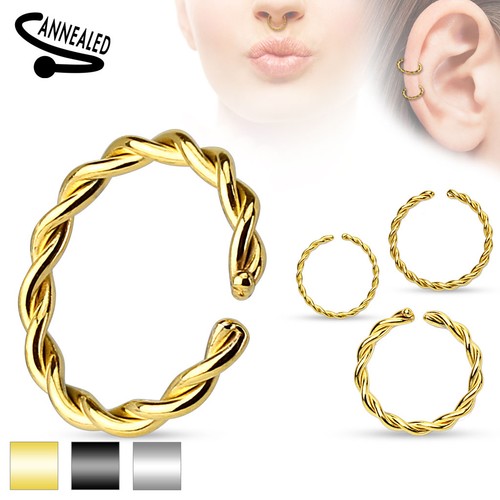 Finto piercing 316l acciaio - finto,