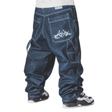 Jeans Baggy Uomo Blu Scuro The