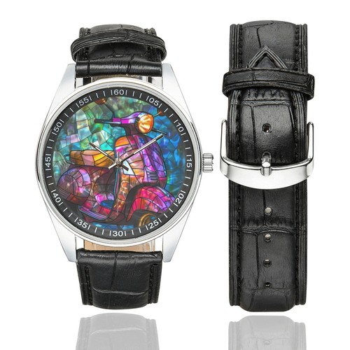 Orologio scooter vetro - orologio,