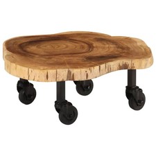 Tavolino da Caffè Legno Massello di Acacia Rustico Tavolo Basso Salotto vidaXL