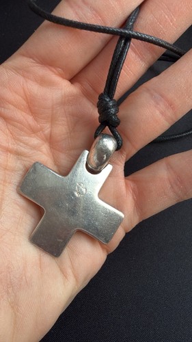 Collana croce argento - croce, di