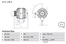 Generatore alternatore per VW