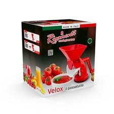 PASSAPOMODORO SPREMIPOMODORO MANUALE PLASTICA 'VELOX-67' RIGAMONTI CON BACINELLA