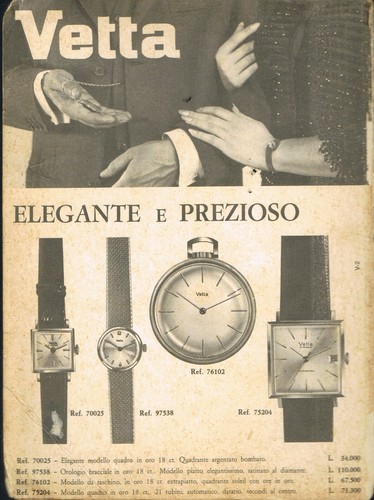 Pubblicità vetta orologi - vetta,