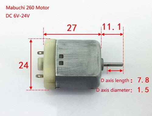 Motore mabuchi 260 albero - 260, d