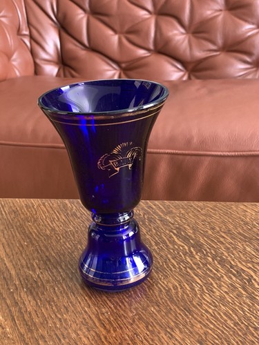 Rarissimo vaso vetro cobalto