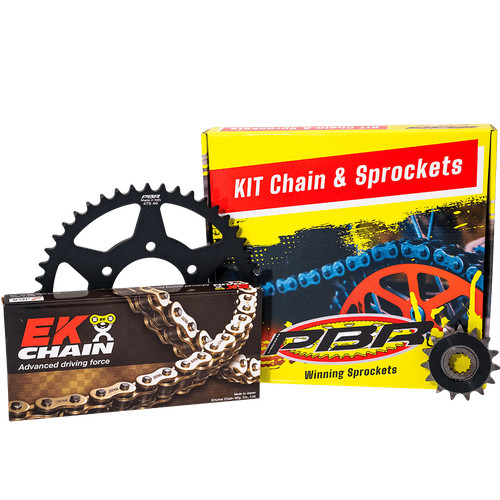 Kit catena corona - pignone, pbr