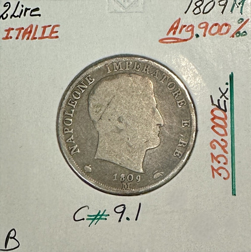 Italie lire 1809 m - 2,