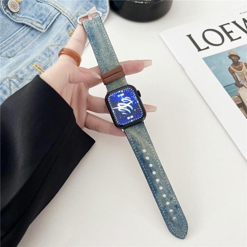 Cinturino denim per apple - cinturino,