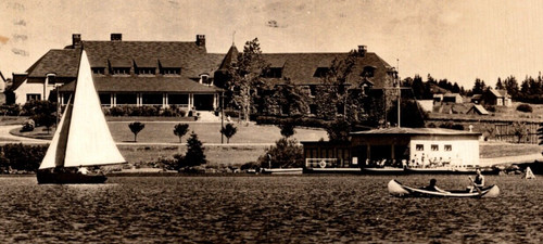 C1952 rppc lakeside - c1952,