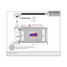 Radiatore raffredamento motore - radiatore,