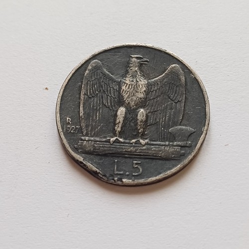 Silver moneta lire aquilotto - moneta,