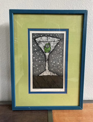 Cocktail art originale firmato