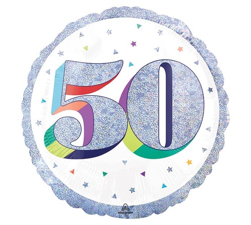 Palloncino foil mylar anni - mylar, 50